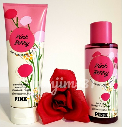 Pflegeset für den Körper Victoria's Secret Pink Berry Mist und Lotion