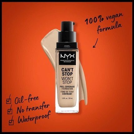 Foundation NYX Professional Makeup Can't Stop Won't Stop