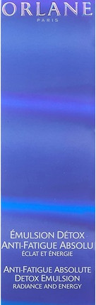 Gesichtscreme Orlane Anti-Müdigkeit Absolute Detox Emulsion