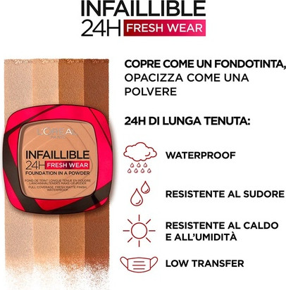 Powder L'Oreal Professional Infaillible 24H Fresh Wear Mattifying Make-Up