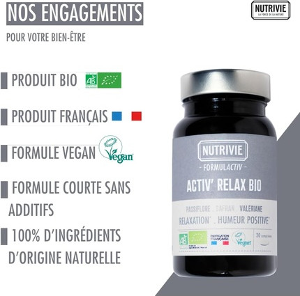 Formula Activ'relax Bio Formulactiv Nutrivie