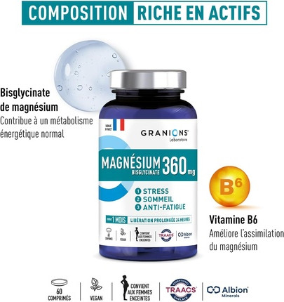 Magnesium Bisglycinat 360mg Granions