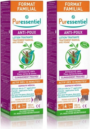 Puressentiel Anti Laus Behandlungsspray mit Kamm