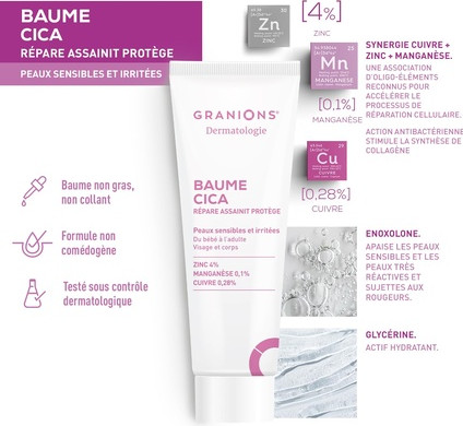 Feuchtigkeitscreme Granions Dermatologie Cica Balm Cream