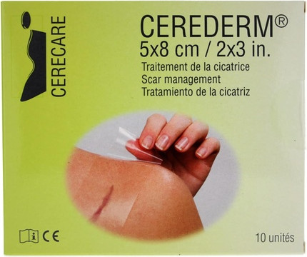 Pflaster Cerecare Cerederm Rechteck Narbenmanagement-Pads