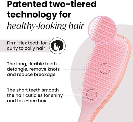 Hairbrush Tangle Teezer Naturally Curly Ultimate Detangler