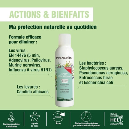 Sanitizing Spray Pranarom Aromaforce