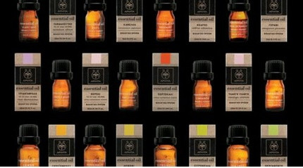 Essential Oils Apivita Aromatherapy 100% Organic for Face and Body