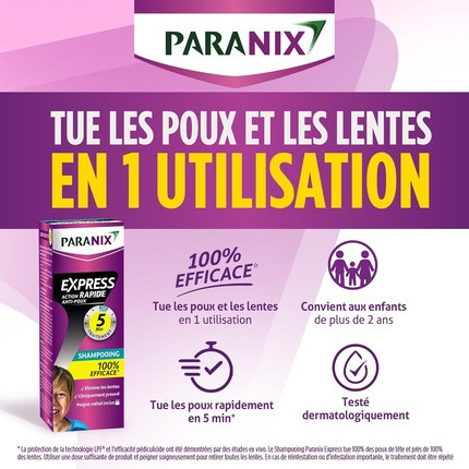 Shampoo Paranix Express 5 Minuten gegen Läuse und Nissen