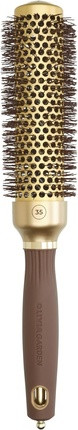 Rundbürste Olivia Garden Expert Blowout Speed Gewellte Borsten Gold & Braun 35