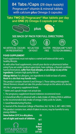 Supplement Vitabiotics Pregnacare Max