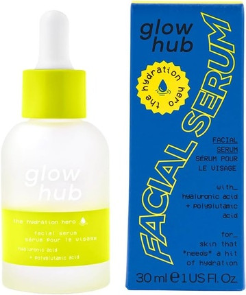 Facial Serum Glow Hub The Hydration Hero with Hyaluronic Acid and Polyglutamic