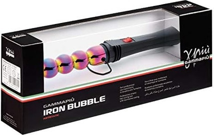 Curling Iron Gamma Più Professional Rainbow Bubble