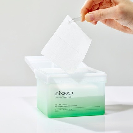 Mixsoon Centella Asiatica Toner Pad Beruhigend Feuchtigkeitsspendend mit Centella-Extrakt
