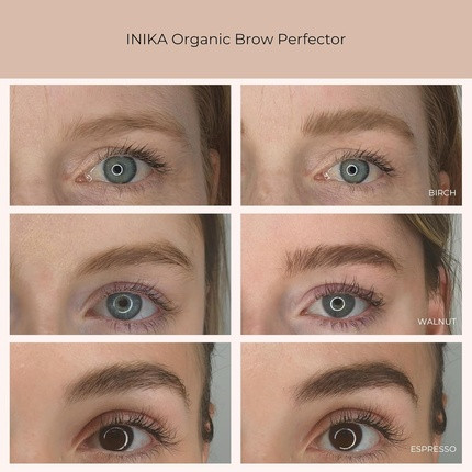 Gel Inika Brow Perfector Instant Volumizer and Tint to Fill, Shape, and Color