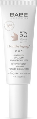 Fluid Babe HealthyAging+ SPF 50 Face Sunscreen Repairs and Corrects Elastic and Radiant Skin Fast Absorption