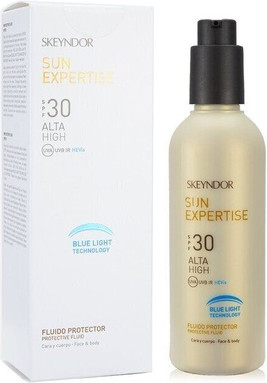 Fluid Skeyndor Sun Expertise Protective Face & Body Fluid SPF 30 with Blue Light Tec