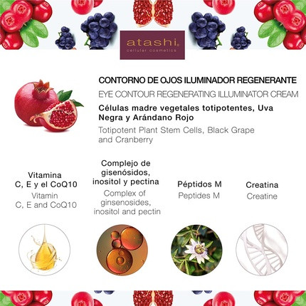 Atashi Augencreme Antioxidativ Aufhellend Regenerierend