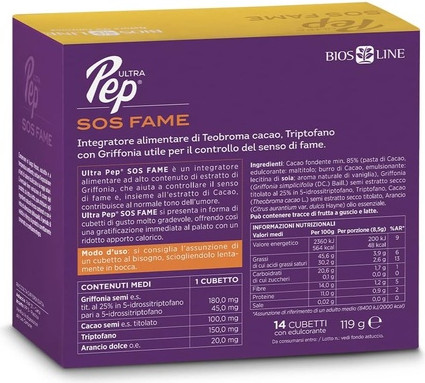 Nahrungsergänzungsmittel Biosline SOS FAME Hunger-Kontrolle und Gewichtsausgleich