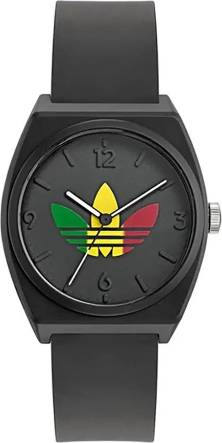 Black Synthetic Sport Watch Adidas