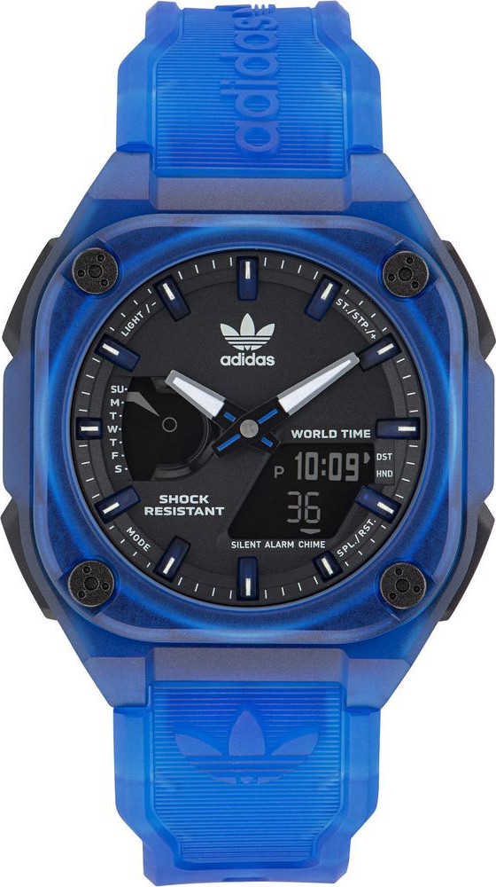 Blue Rubber Sport Watch Adidas