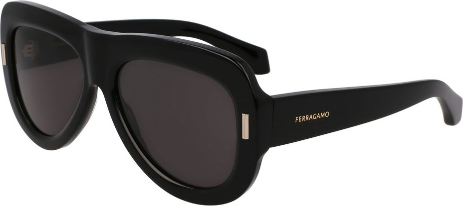 Sunglasses Ferragamo Black Acetate Sunglasses