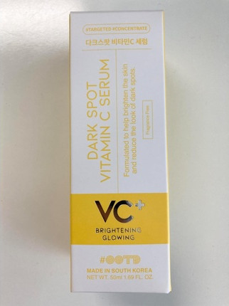 Serum Ootd Vitamin C Serum für das Gesicht, koreanisches aufhellendes Ascorbinsäure-Vitaminbaumwasser
