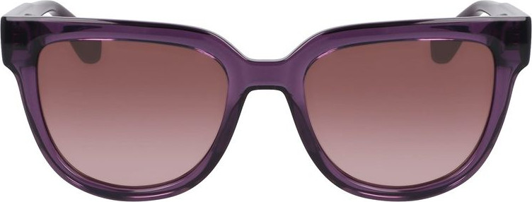 Серые солнцезащитные очки Longchamp из инжекционного материала
