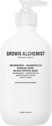 Shampoo Grown Alchemist Damask Rose Nourishing Shampoo With Black Pepper And Sage