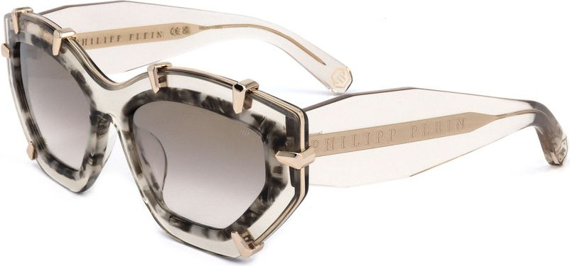 Beige Acetate Sunglasses Philipp Plein
