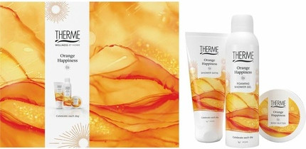 Body Care Sets Therme Wellness Treatment Gift Set Orange Happiness