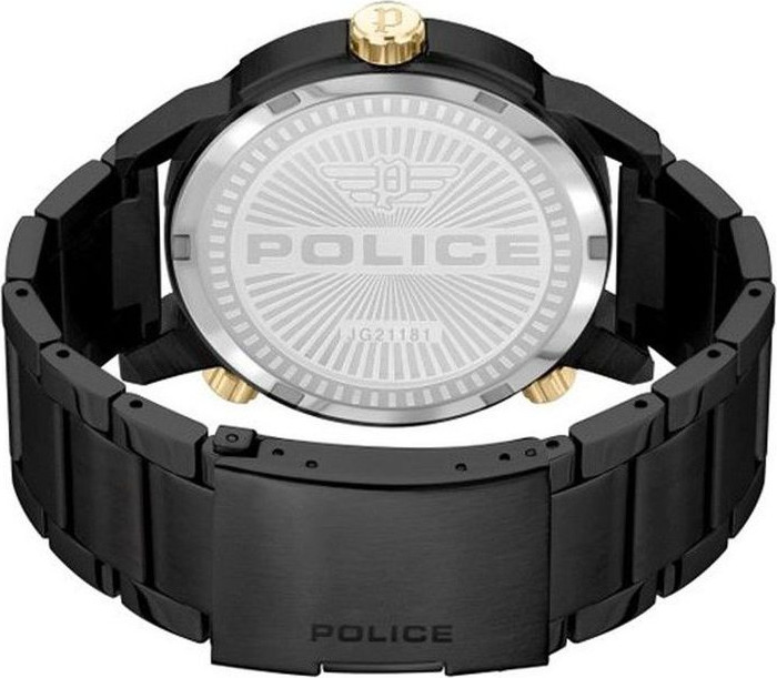 Black Stainless Steel Dress Watch  The Police