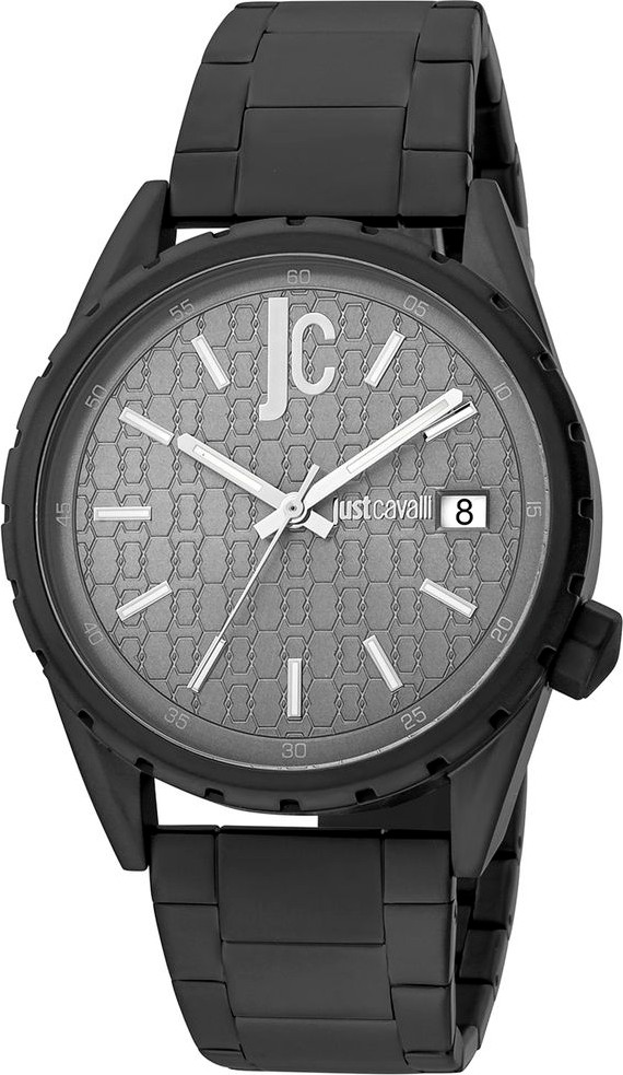 Watch Black Stainless Steel Dress Watch Just Cavalli