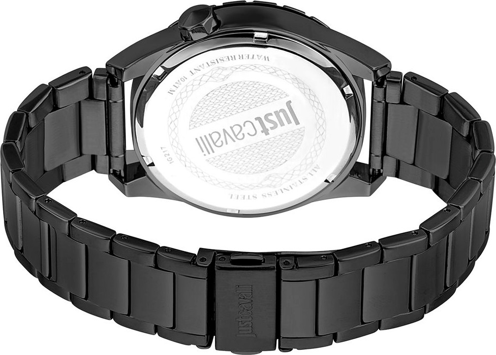 Watch Black Stainless Steel Dress Watch Just Cavalli