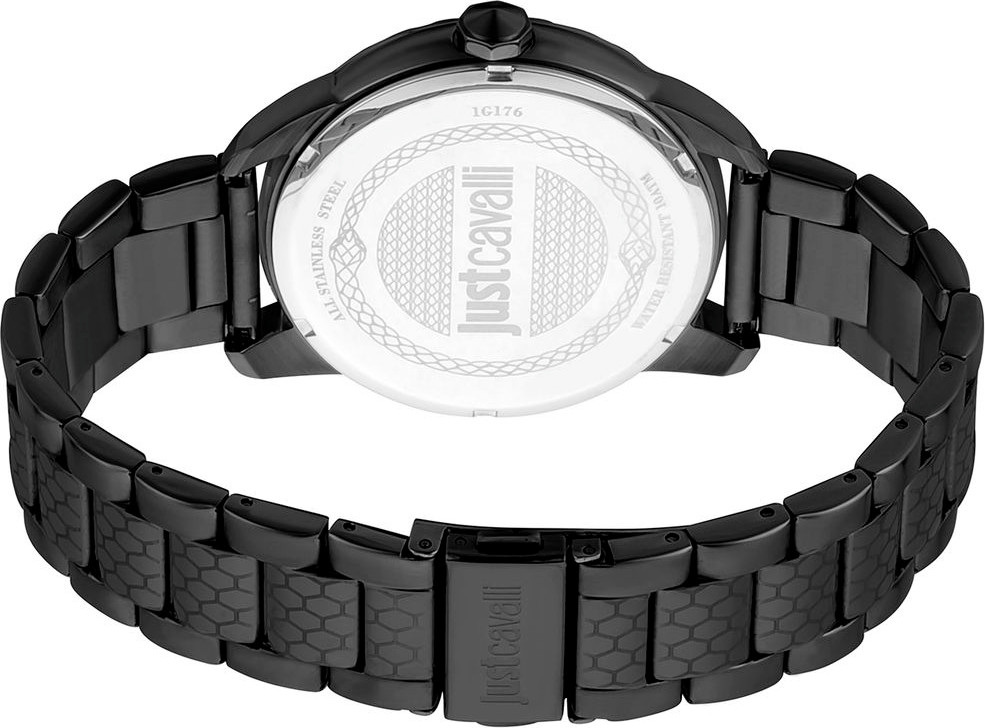Black Stainless Steel Dress Watch Just Cavalli