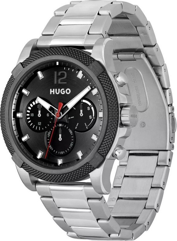 Gray Stainless Steel Dress Watch Hugo Boss