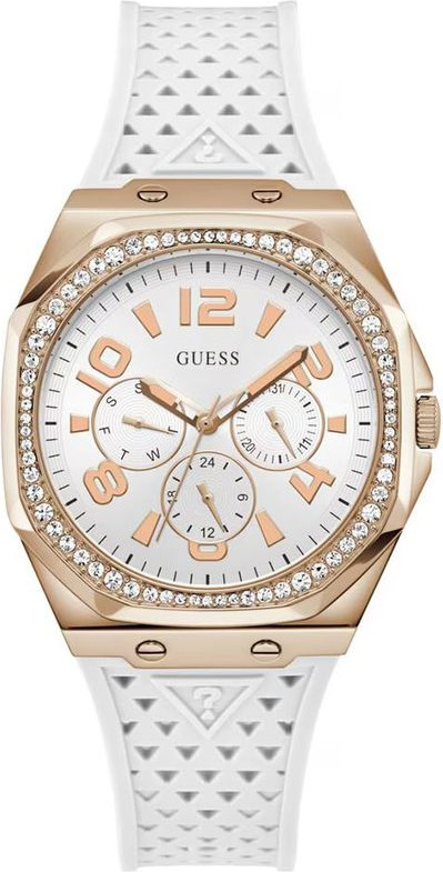 White Synthetic Dress Watch GUESS