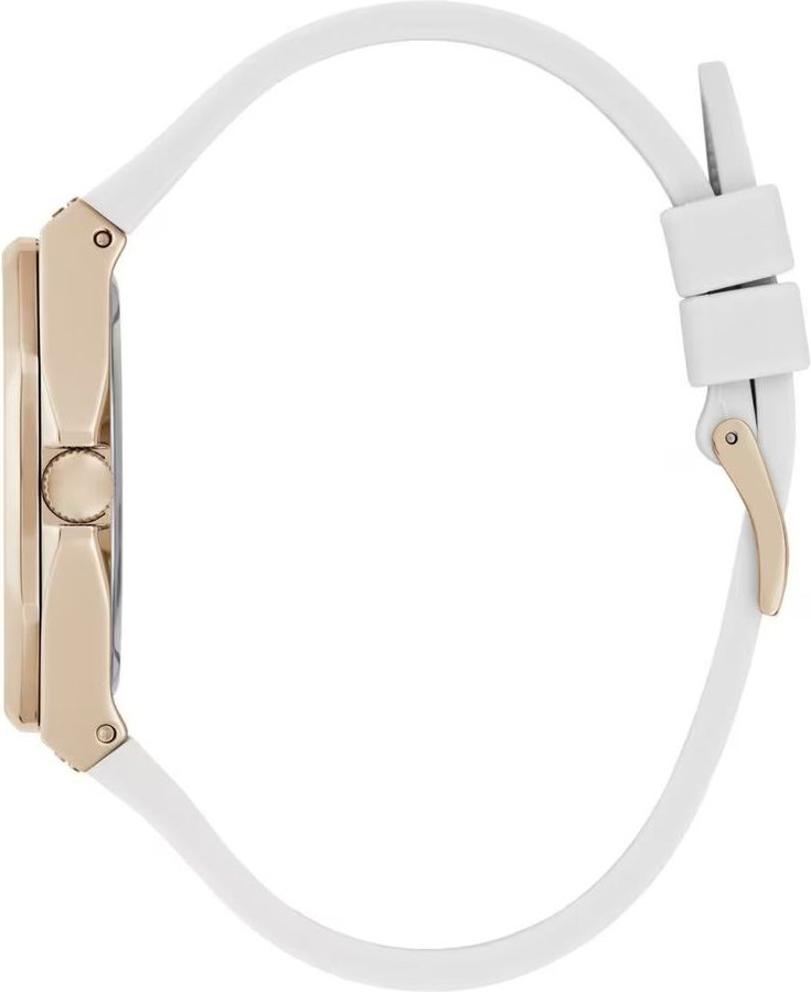 White Synthetic Dress Watch GUESS