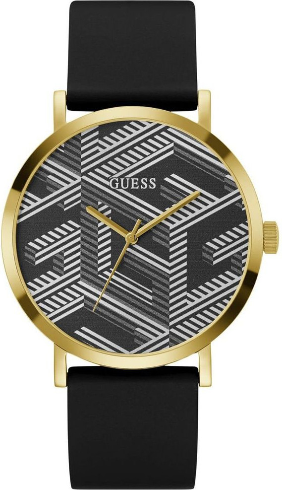 GUESS Black Synthetic Dress Watch