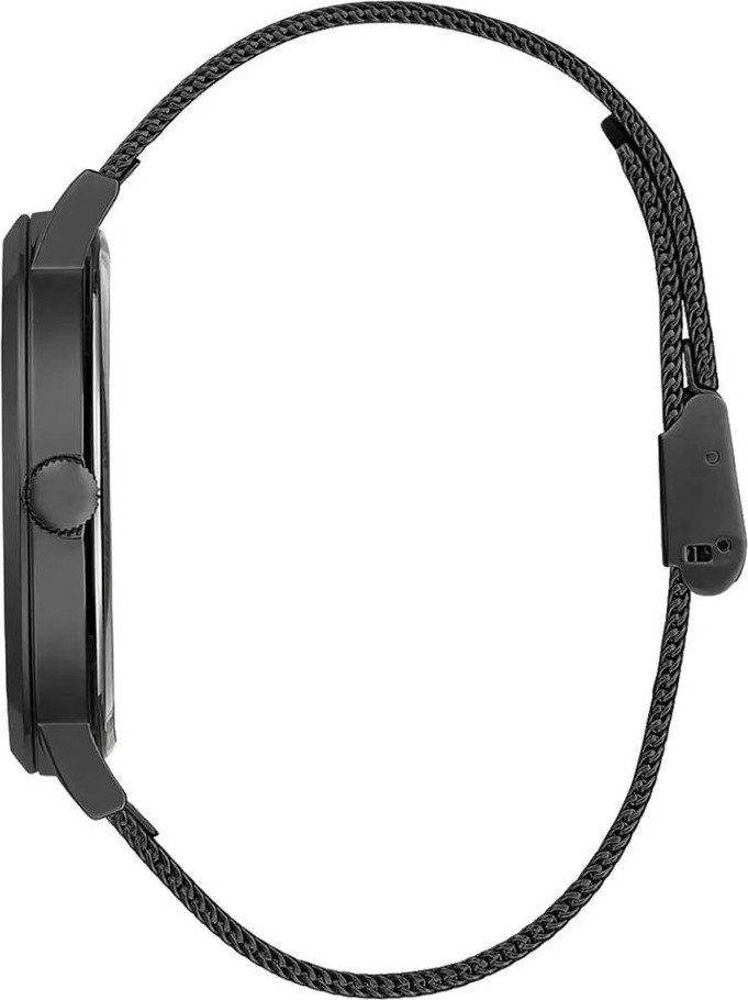 Black Stainless Steel Dress Watch GUESS