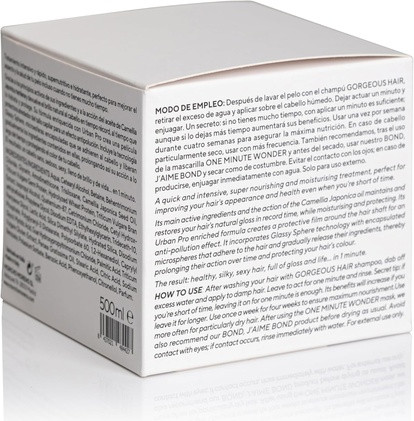 Haarmaske Moncho Moreno One Minute Wonder Intensive Mask