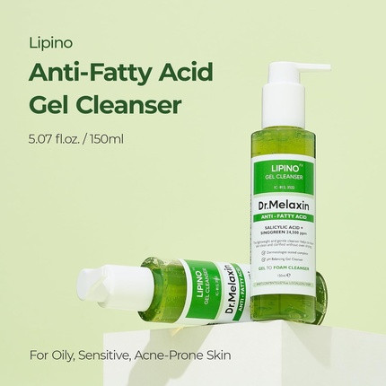 Cleansing Gel Dr. Melaxin Lipino Anti-Fatty Acid Gel Cleanser
