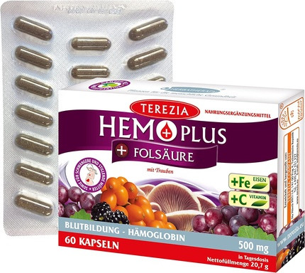 Supplement Terezia HEMOPLUS Immune System and Blood Nutrient Support