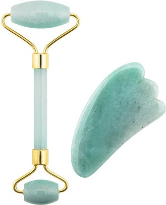 Facial Massage Jade Roller & Gua Sha Set Palisade