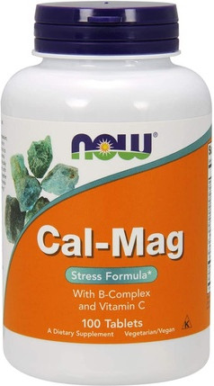 Tablets Now Foods Cal-Mag Calcium Magnesium B-Complex Vitamin-C