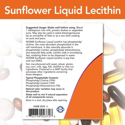 Lecithin Liquid Now Foods