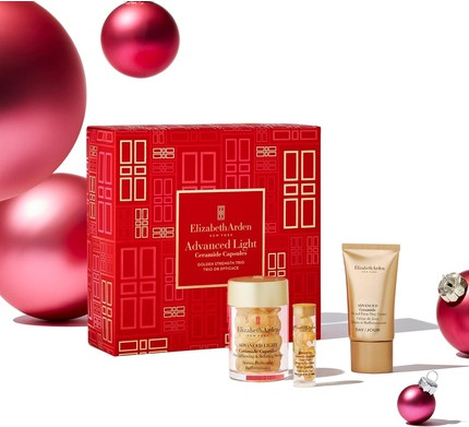 Facial Care Sets Elizabeth Arden Gold Strength Trio Advanced Light Ceramide Capsules