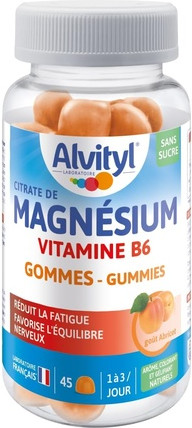 Gummies Alvityl Alvityl Magnesium Gummies Apricot with Vitamin B6 - Sugar Free