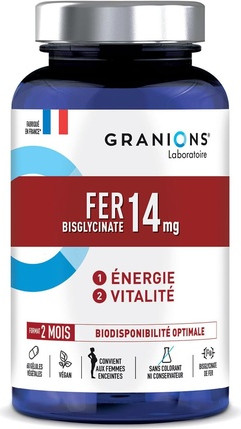 Nahrungsergänzungskapseln Granions Eisen