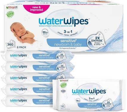Feuchttücher WaterWipes Sensitive Neugeborene & Baby